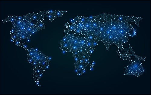 DynTube CDN world map